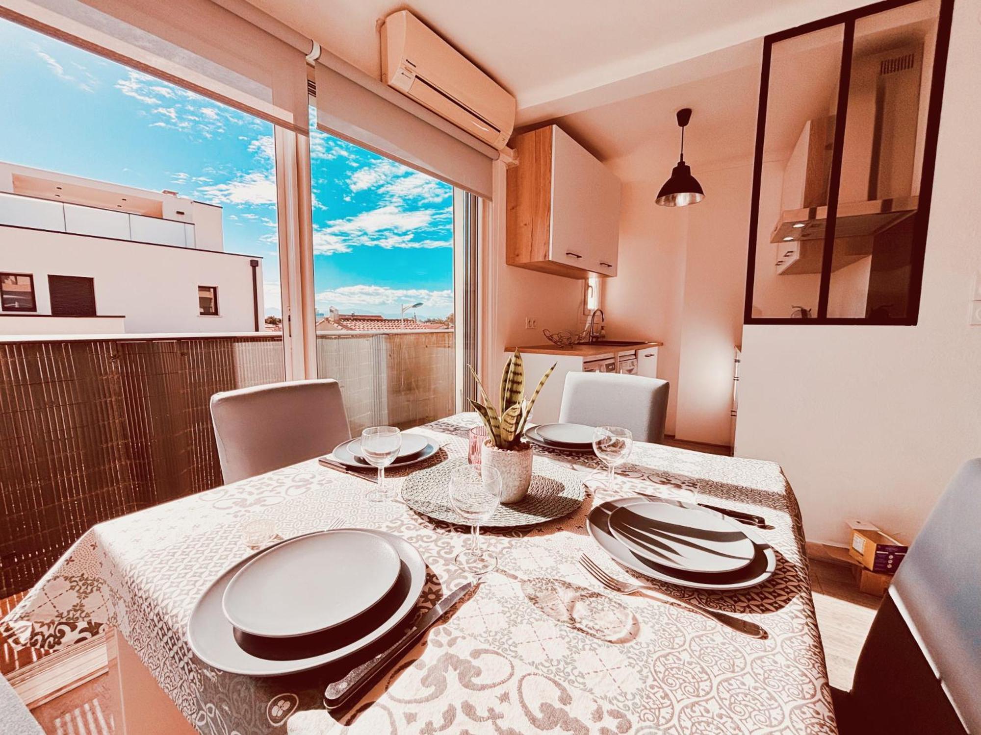 T3 Paisible Tres Proche Plage Canet-en-Roussillon Luaran gambar