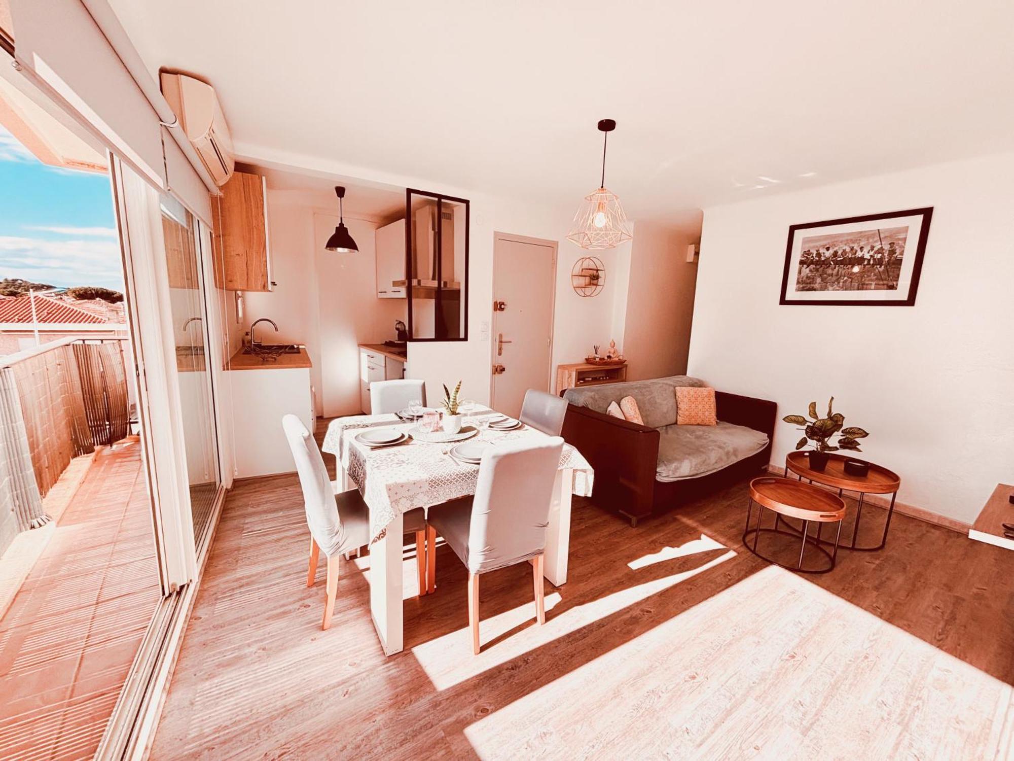 T3 Paisible Tres Proche Plage Canet-en-Roussillon Luaran gambar